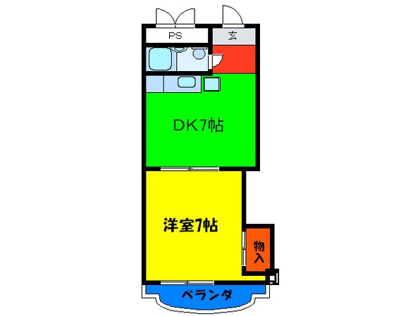 メゾンブランカの物件間取画像